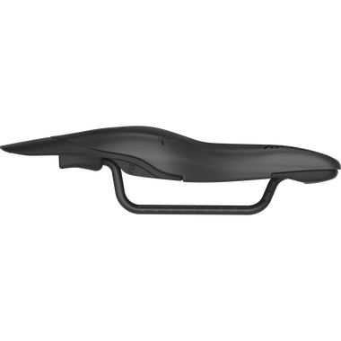 SQlab 613 Ergowave R Triathlon-Sattel in schwarz, Seitenansicht