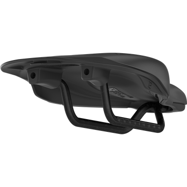 SQlab 613 ERGOWAVE® R Carbon triathlon saddle in black, side view