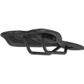 SQlab 612 ERGOWAVE® R road bike saddle in black with twin-rail system