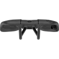 SQlab 612 ERGOWAVE® R road bike saddle in black, front view