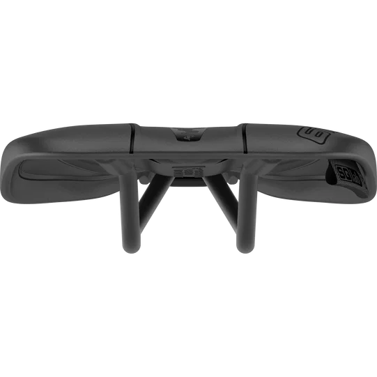 SQlab 612 ERGOWAVE® R road bike saddle in black, front view