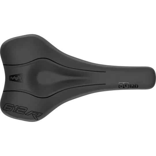 SQlab 612 ERGOWAVE® R ergonomic road racing saddle in black