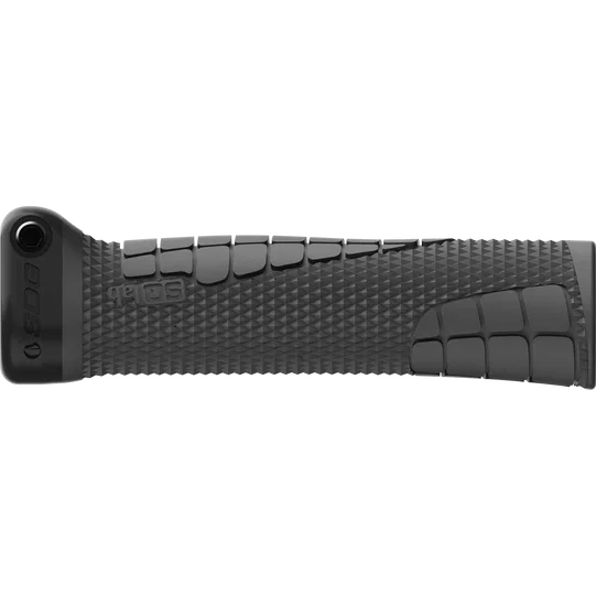 SQlab 7½ kids bike grip onesize in dark charcoal with ergonomic rubber texture