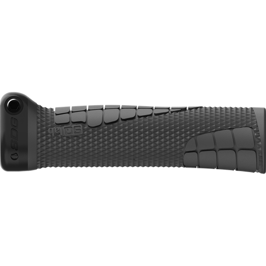SQlab 7½ kids bike grip onesize in dark charcoal with ergonomic rubber texture