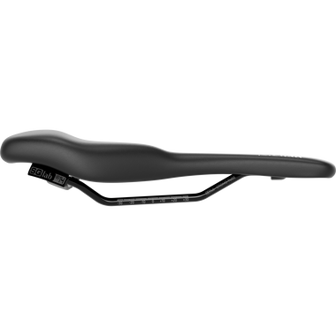 SQlab 610 ERGOLUX® active 2.1 Fahrradsattel in schwarz, Seitenansicht