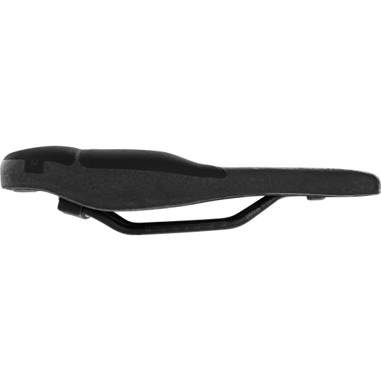 SQlab 610 Infinergy M-D active bike saddle in black, side view