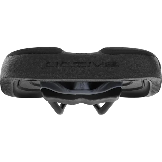 SQlab 610 Infinergy active M-D bicycle saddle in black