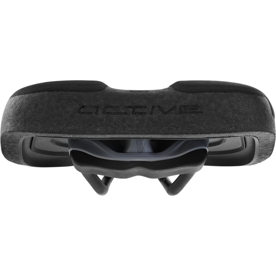 SQlab 610 Infinergy active M-D bicycle saddle in black