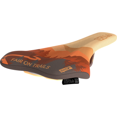 SQlab 611 Ergowave active 2.1 ltd. Fair on Trails MTB-Sattel in orange und braun