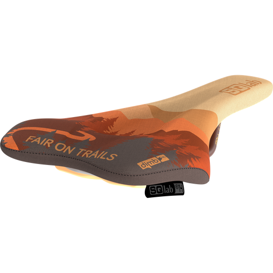 SQlab 611 Ergowave active 2.1 ltd. Fair on Trails MTB-Sattel in orange und braun