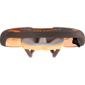 SQlab 611 Ergowave active 2.1 ltd. Fair on Trails MTB-Sattel in dunkelbraun und orange