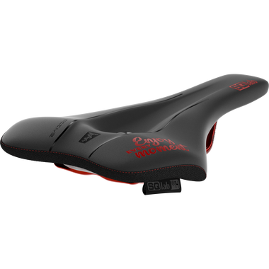 SQlab 611 Ergowave active 2.1 ltd. Enjoy MTB saddle in black and red
