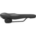 SQlab 602 ERGOLUX active 2.1 ergonomic bicycle saddle 15cm in black, side view