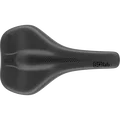 SQlab 602 ERGOLUX active bike saddle in black with ergonomic pressure relief profile