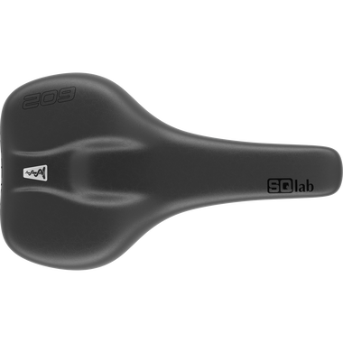 SQlab 602 M-D active 2.1 bike saddle in black with relief channel