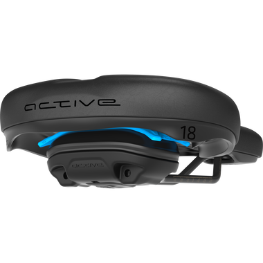 SQlab 621 ERGOLUX active 2.1 saddle 18cm in black and blue