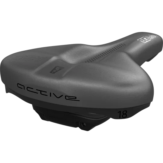 SQlab 621 ERGOLUX active bicycle saddle 18cm in dark charcoal grey