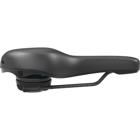 SQlab 621 M-D active 2.1 bicycle saddle 18cm in black with active comfort system