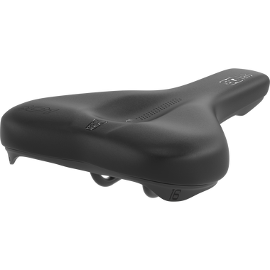 SQlab 601 ERGOLUX bike saddle 16cm in black