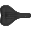 SQlab 601 ERGOLUX bicycle saddle in black with perineal relief channel