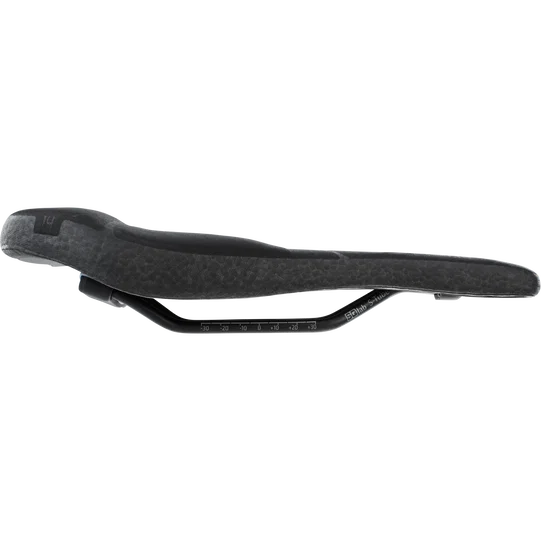SQlab 6OX Infinergy ERGOWAVE active 2.1 MTB saddle in black, side view