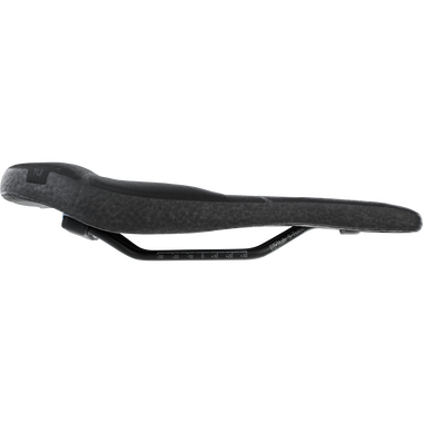 SQlab 6OX Infinergy ERGOWAVE active 2.1 MTB saddle in black, side view