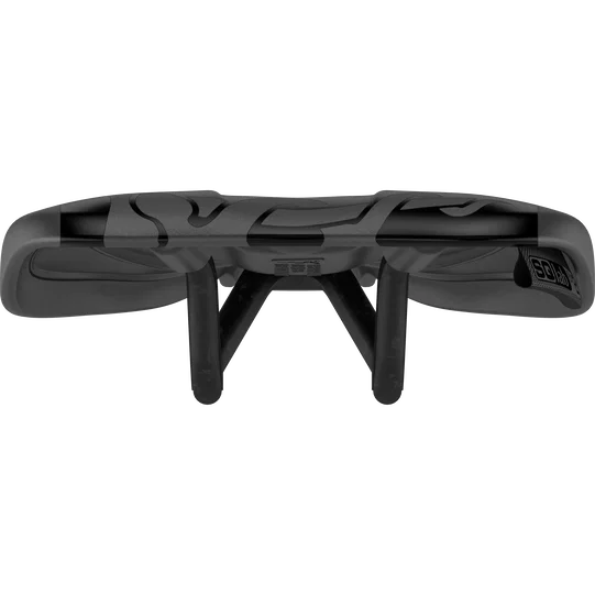 SQlab 612 ERGOWAVE R ltd. Team Carbon Rennrad-Sattel in schwarz mit Carbon-Schienen