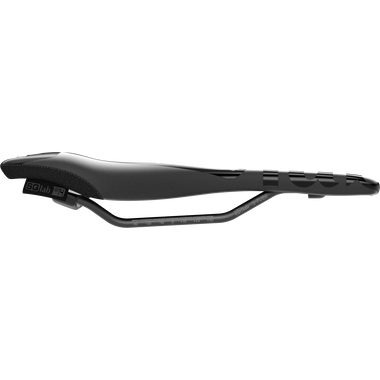 SQlab 611 ERGOWAVE active 2.1 Ltd. Team MTB-Sattel 14 cm in schwarz, Seitenansicht