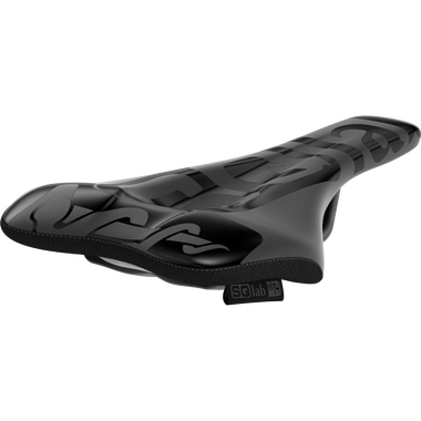 SQlab 611 ERGOWAVE active 2.1 ltd. Team Mountainbike-Sattel in schwarz mit geprägtem Grafik-Design