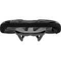 SQlab 611 ERGOWAVE® active 2.1 ltd. Team MTB saddle in black, front view showing rail construction