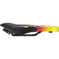 SQlab 6½ ERGOWAVE kids saddle 9cm in black, red and yellow Flames design
