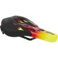SQlab 6½ ERGOWAVE® kids saddle Flames in black, red and yellow – three-quarter view