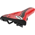 SQlab 6½ ERGOWAVE Racing kids bike saddle in red and black
