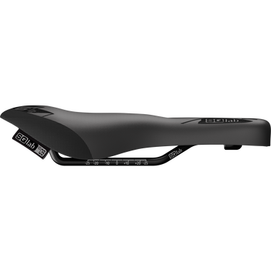 SQlab 6½ ERGOWAVE® OX kids bike saddle 9cm in black, side view