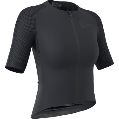 SQlab Jersey ONE12 Damen Radtrikot in charcoal schwarz für den Rennradsport
