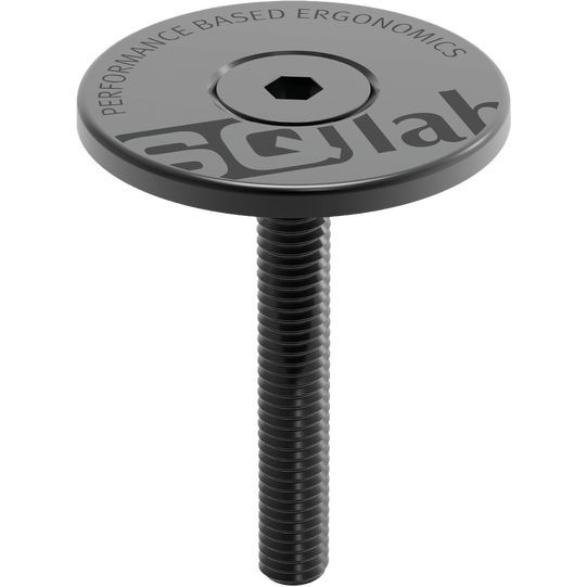 SQlab Ahead Cap 1 1/8 Zoll Steuersatzkappe in dunkelgrau mit Inbusschraube