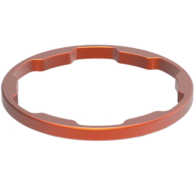 SQlab Spacer Set 1 1/8" Steuersatz-Spacer in orange, Aluminium, 2,5–10 mm Höhen