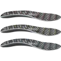 SQlab ONE11 cycling insoles in dark grey with arch support, set of three