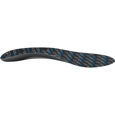 SQlab ONE10 cycling insole in dark charcoal and blue with arch support