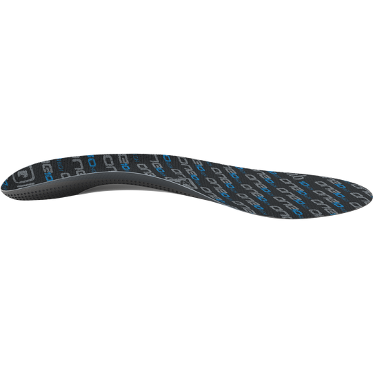 SQlab ONE10 cycling insole in dark charcoal and blue with arch support