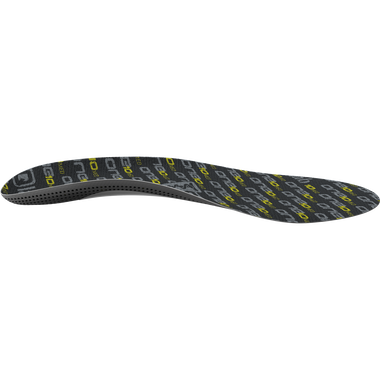 SQlab ONE10 med Fahrrad-Einlegesohle in schwarz mit gelb-grünem Branding