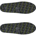 Semelles de cyclisme SQlab ONE10 en noir avec motif logo jaune-vert