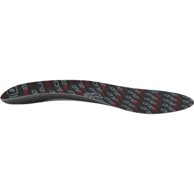 SQlab ONE10 low cycling insole in black, dark grey and red