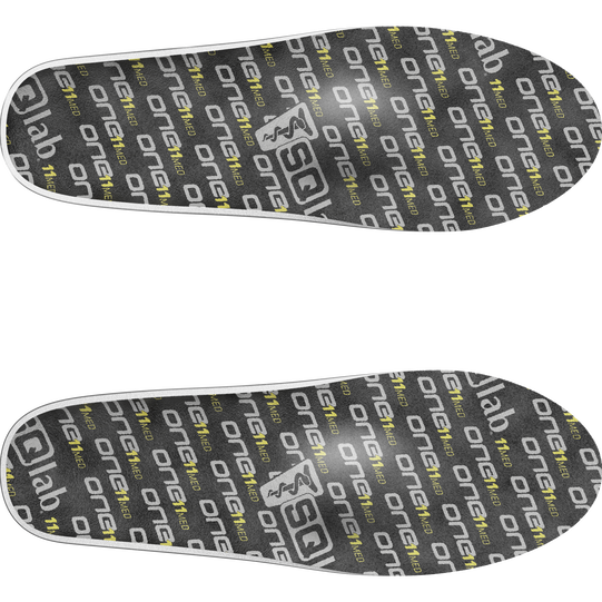 SQlab ONE11 med cycling insoles in dark grey with arch support