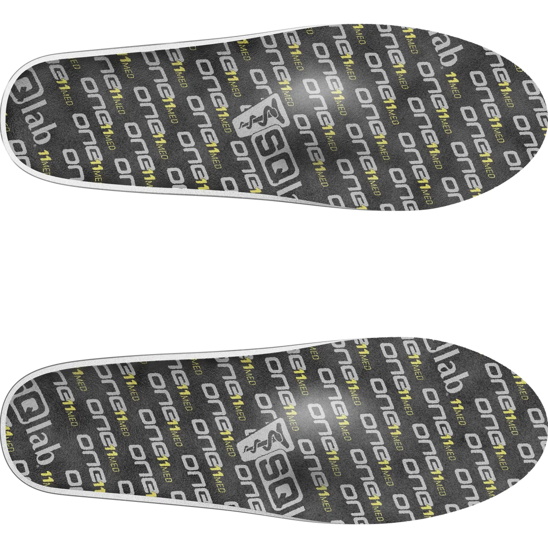 SQlab ONE11 med cycling insoles in dark grey with arch support