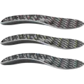 SQlab ONE11 low cycling insoles in dark charcoal with multicolor print, 3 variants