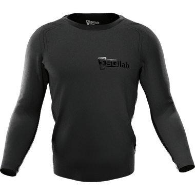 SQlab ONE OX long-sleeve MTB cycling jersey unisex in black for mountain biking