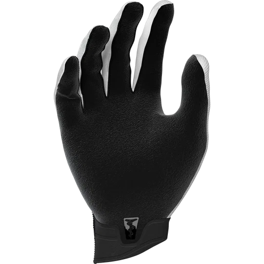 SQlab ONE11 Fahrradhandschuh in schwarz und weiß für Mountainbiking, Palmenansicht