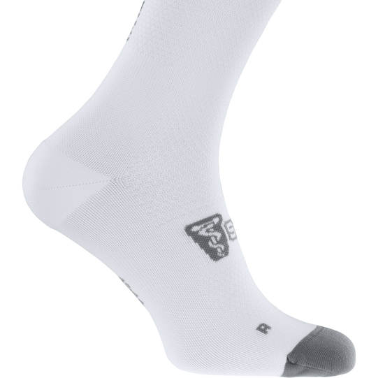 SQlab ONE12 Radsocken in weiß und grau für Rennrad