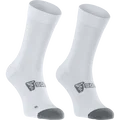 SQlab ONE12 Radsocken unisex in weiß und grau für Rennrad
